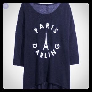 H&M Light Knit Paris Darling Shirt